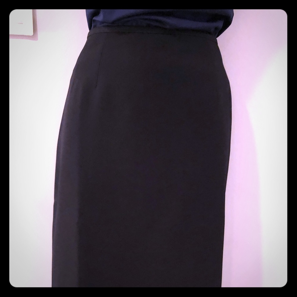 Jones Studio Black Pencil Skirt Size 8